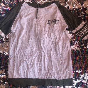 “Slayin’it” long sleeve hoodie shirt